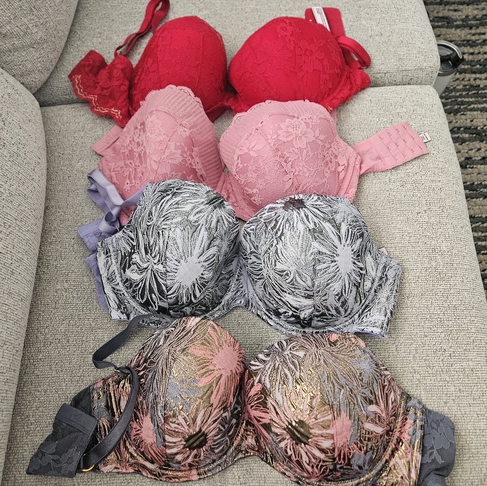Victoria's Secret Dream Angels Lined Demi Bras - BUNDLE